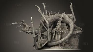 Испорченная виверна испорченная виверна 3d stl модель для ЧПУ