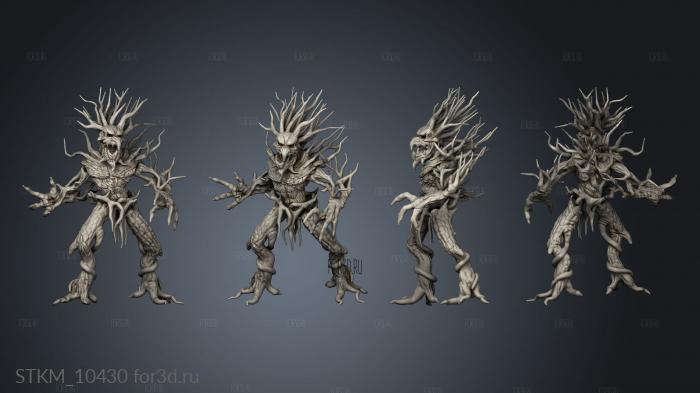 Corrupted Treant Huge stl model for CNC