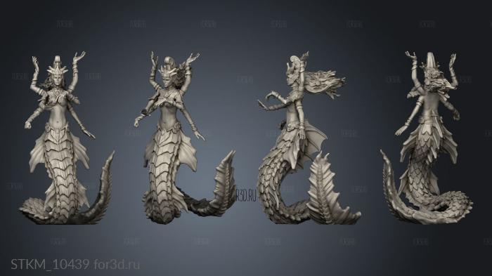 End Depth Siren Sorceress stl model for CNC