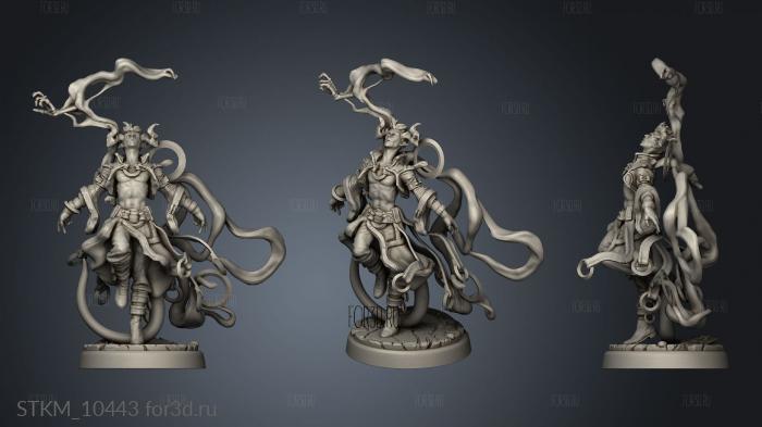 Epic Adventure Infernal Heroes sorcerer basic stl model for CNC