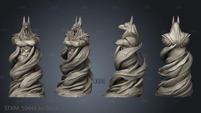 Monster Sandstorm Anubian stl model for CNC