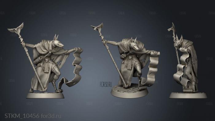 Buried Tomb Werejackal Priest Were Jackal stl model for CNC