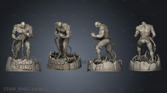 Swamp Thing stl model for CNC