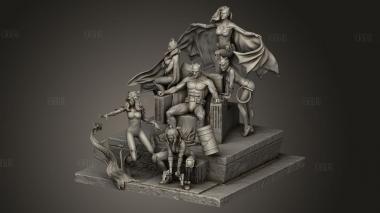 Бэтмен вар 3d stl модель для ЧПУ