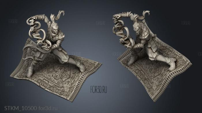 Zaahid The Djinn Great Lethaniel Trickster on stl model for CNC