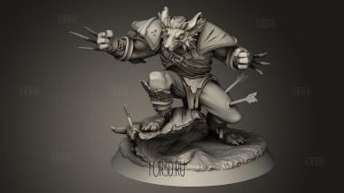 Легенда о Деймурских крысах Джеймс Рэтлет 3d stl модель для ЧПУ