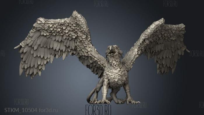 Monster Rampage Savage Gryphon stl model for CNC