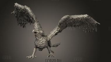 Чудовищное Неистовство Дикого Грифона 3d stl модель для ЧПУ
