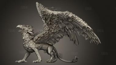 Чудовищное Неистовство Дикого Грифона 3d stl модель для ЧПУ