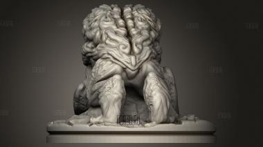 Собачий мозг 3d stl модель для ЧПУ