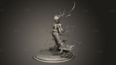 Афро-Самурай 3d stl модель для ЧПУ