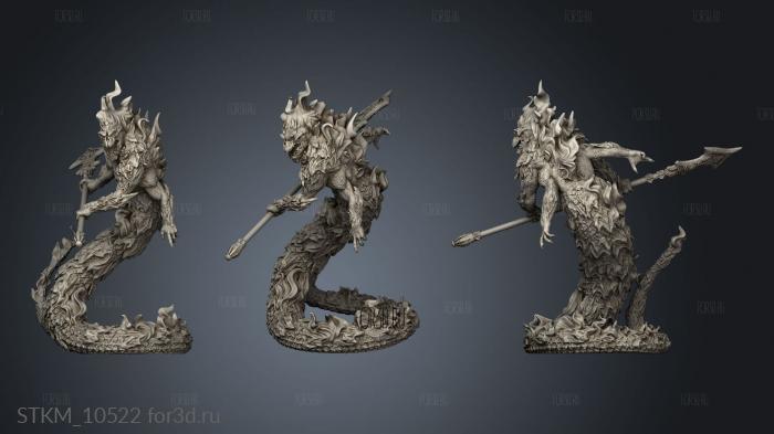 Magma lords Salamandra stl model for CNC