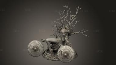 Кицунэ 3d stl модель для ЧПУ