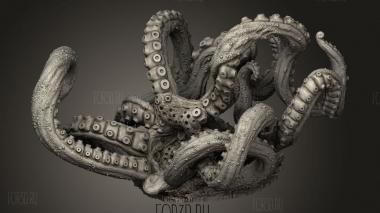 Кракен 3d stl модель для ЧПУ