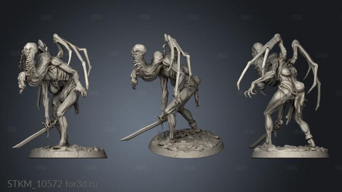 Bloodfiends stl model for CNC