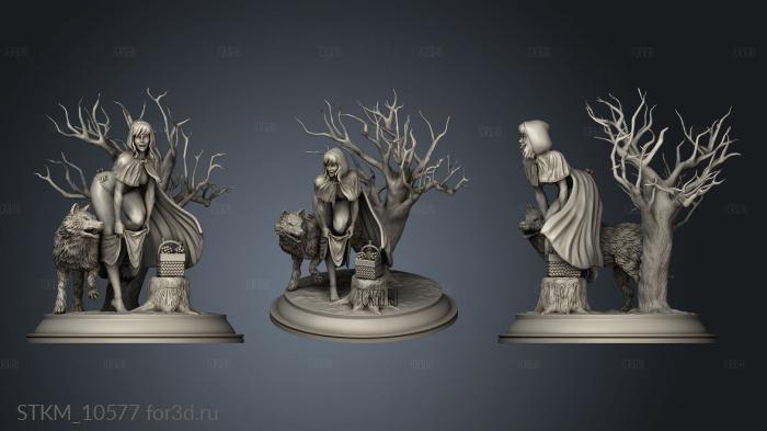 riding hood stl model for CNC