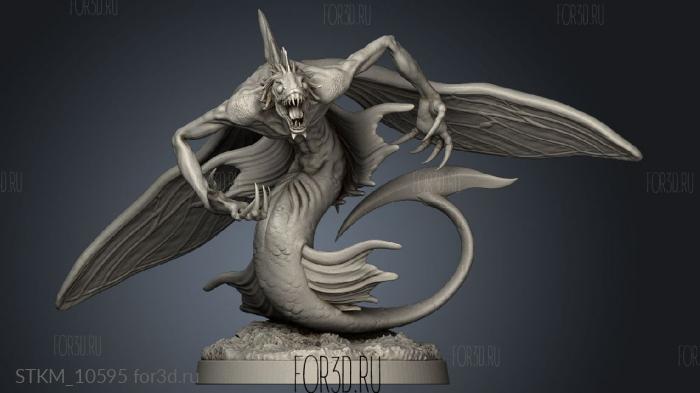 Sea Harpy stl model for CNC