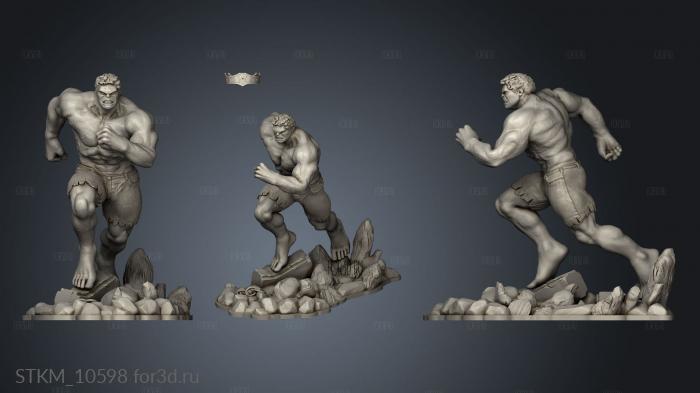 HULK stl model for CNC