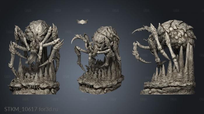 The Queens Web Underworld Arachnis Ascended stl model for CNC