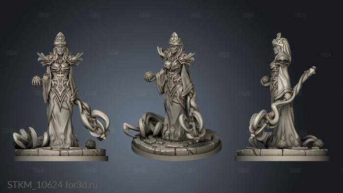 Sorceress stl model for CNC