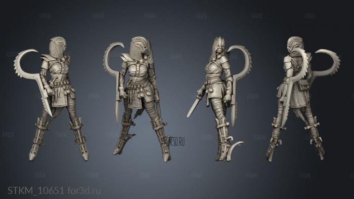 The Penitent Crusade Deliverers assassins Deliverer melee stl model for CNC