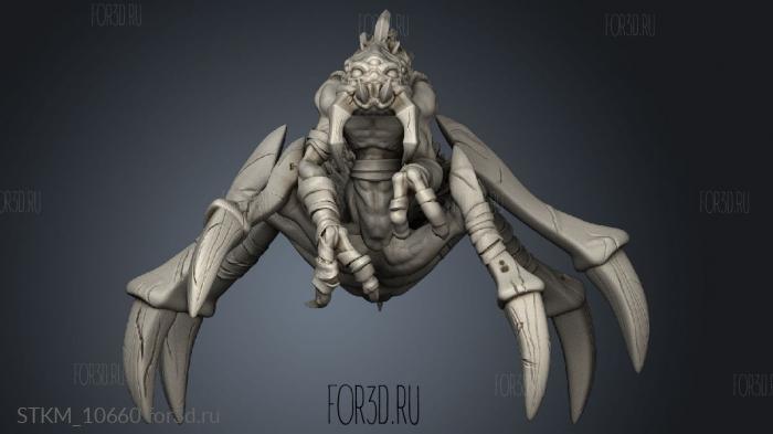 Crypt Fiend stl model for CNC