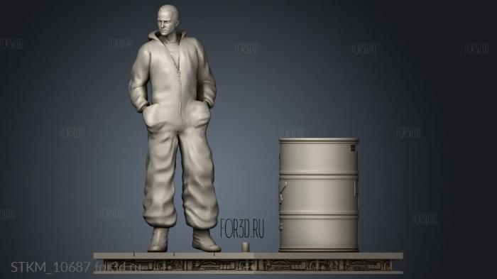 Breaking Bad jesse stl model for CNC