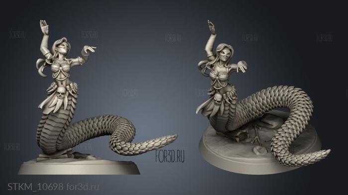 Naga Dance stl model for CNC