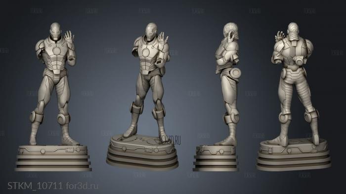 ironman stl model for CNC