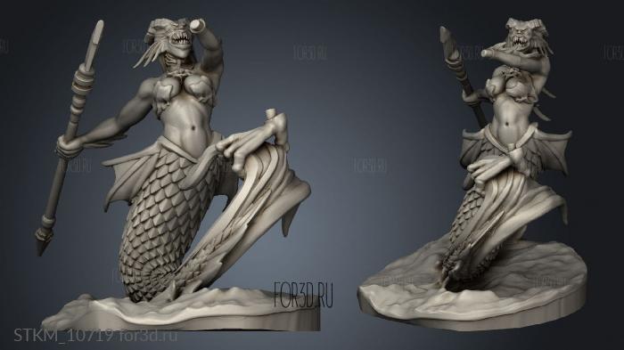 Dark Sea Legends Year Anniversary Sirena Battle stl model for CNC