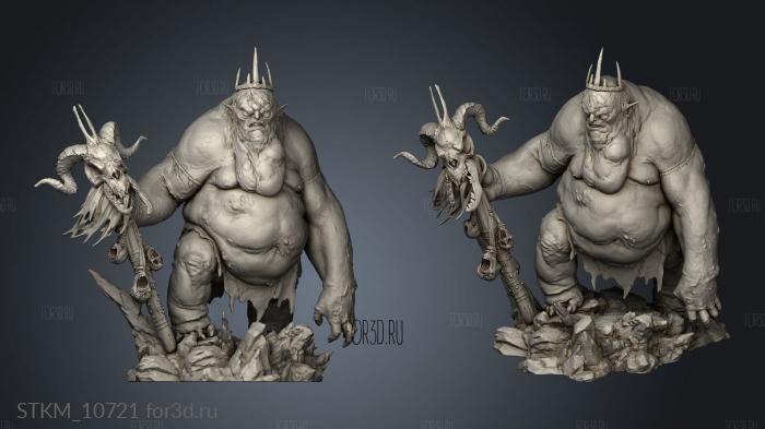 GOBLIN KING stl model for CNC