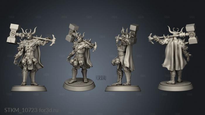 Dark warrior stl model for CNC