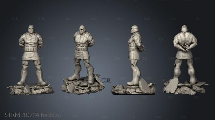 Darkseid stl model for CNC