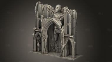 Архитектура Ужасных Пейзажей 3d stl модель для ЧПУ