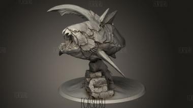 Данкл Саурус 3d stl модель для ЧПУ