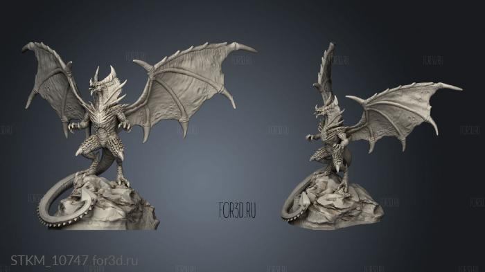 Burning Lands Cobra Dragon Gargantuan Plus stl model for CNC