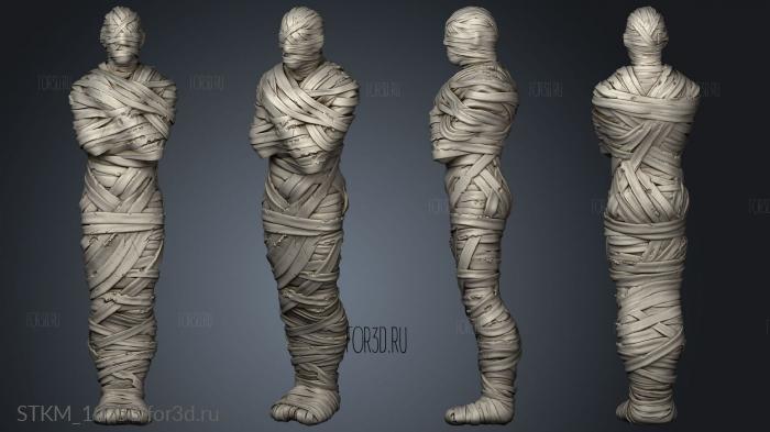 Buried Tomb ects Mummy stl model for CNC