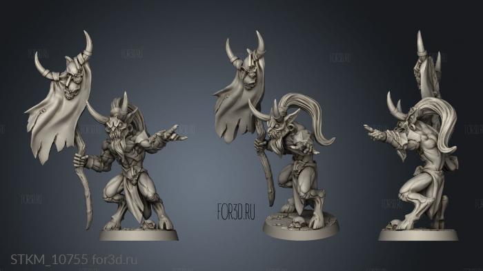 Abyss Demons Spell curse stl model for CNC