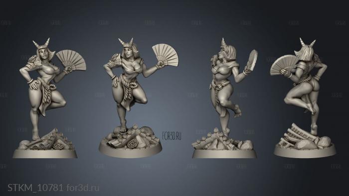 Oni Clan Tsuki Beauty stl model for CNC