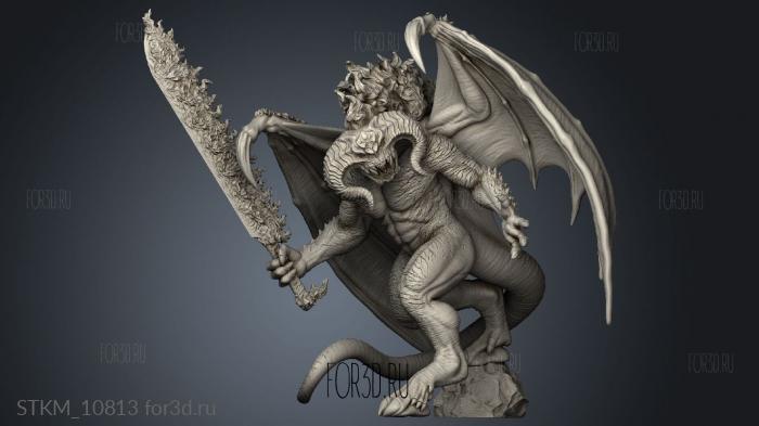 Against the Shadows Balrog stl model for CNC