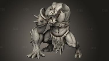 Тролль Пакта Хаоса 3d stl модель для ЧПУ