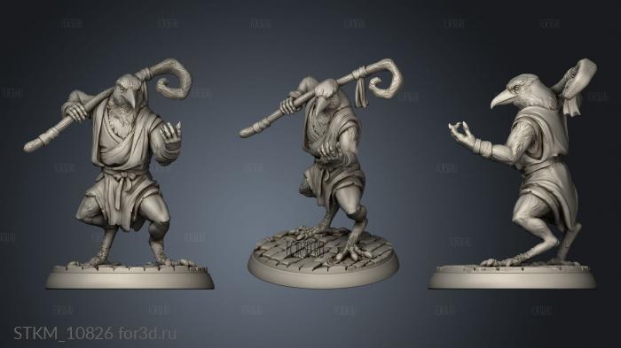 White Werewolf Tavern Kenku stl model for CNC