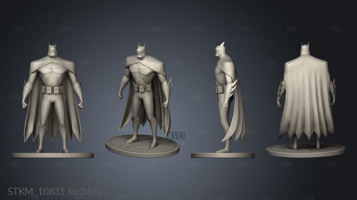 Batman var stl model for CNC