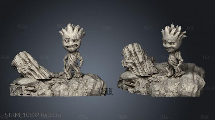 Groot Platform stl model for CNC