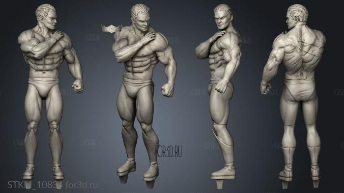 Batman and Brazo stl model for CNC