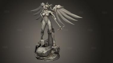 Милосердие и дьявол Наблюдают за Момоджи 3d stl модель для ЧПУ