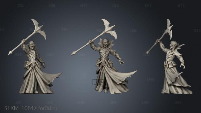 Vampires Necromancer stl model for CNC