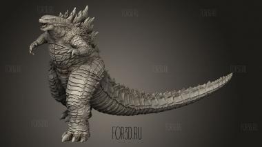Диорама Годзилла против Конга 3d stl модель для ЧПУ