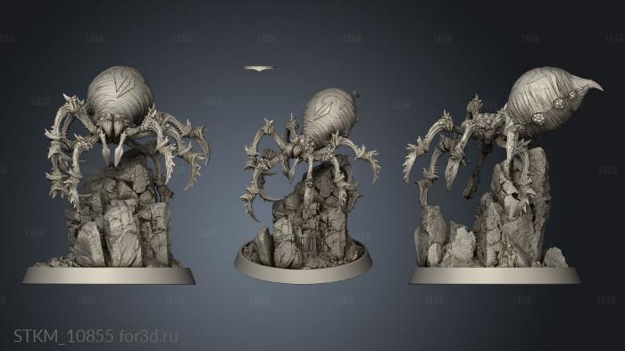 Creature Giant Spider stl model for CNC