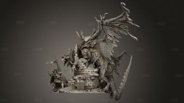Крыло Ужаса 3d stl модель для ЧПУ
